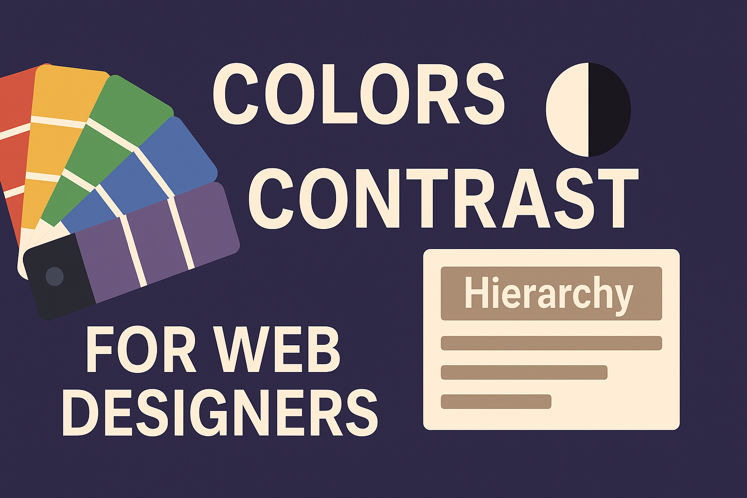 Colors, Contrast & Visual Hierarchy for Web Designers