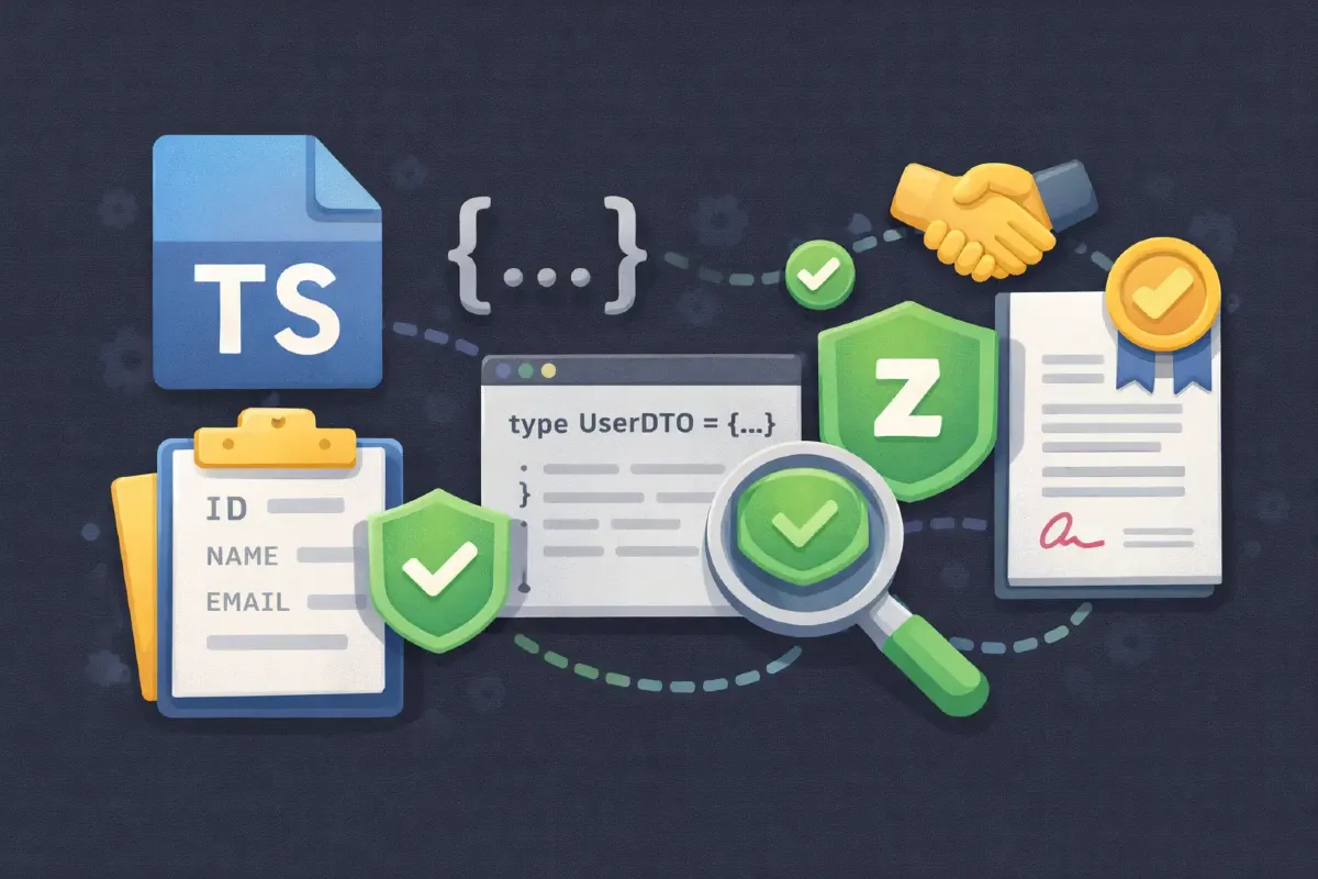 Part 9 — TypeScript at Scale: DTOs, Zod Validation, and Contracts